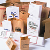 Custom Brown/White Paper Bags